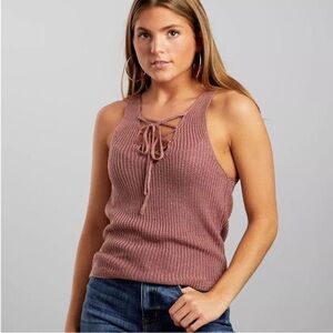 Love tree copper knit tank top